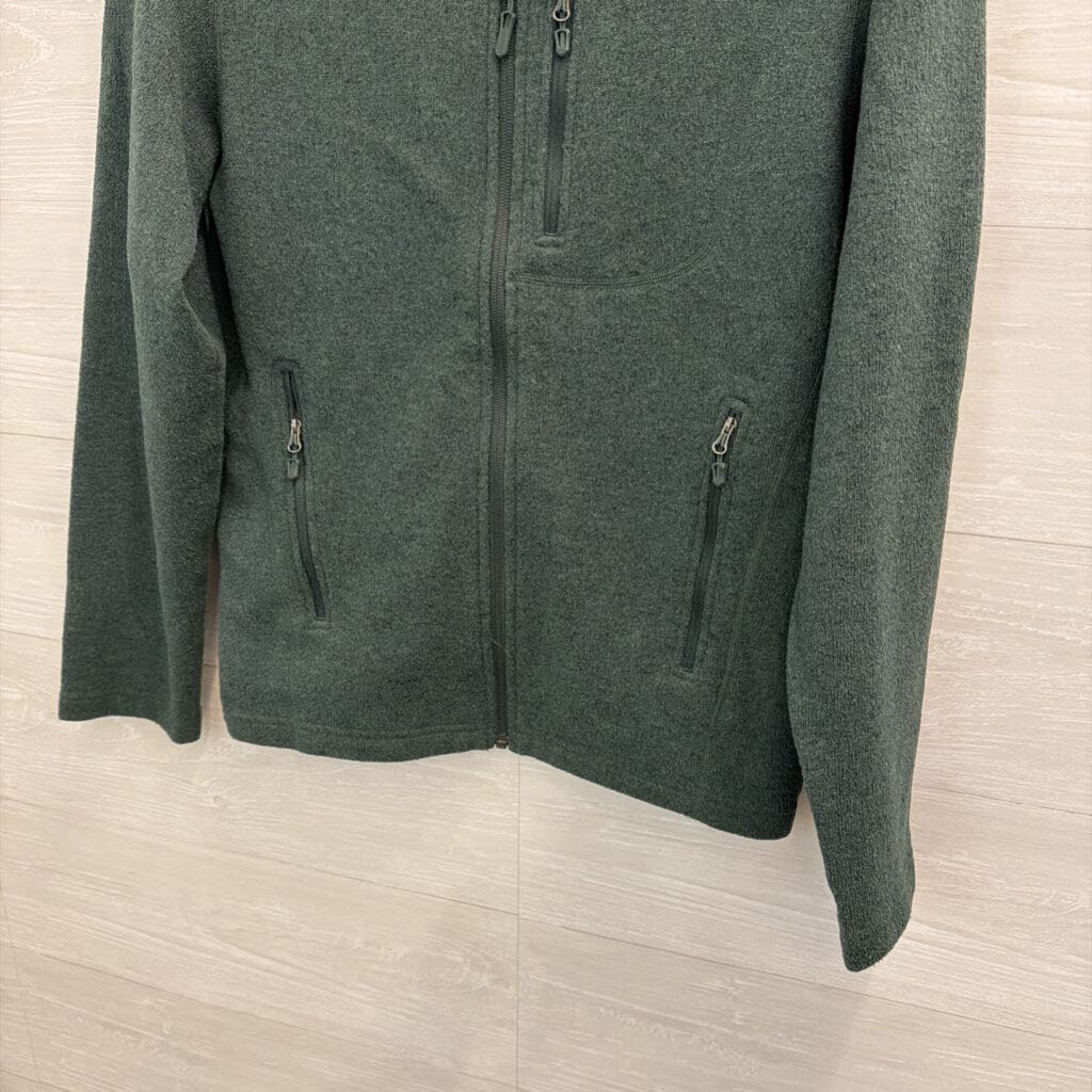 Marmot Green Fleece Zip Up Jacket Small