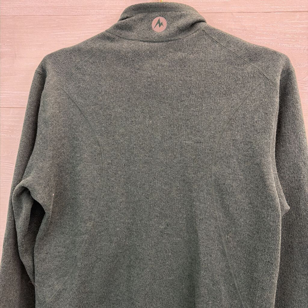Marmot Green Fleece Zip Up Jacket Small