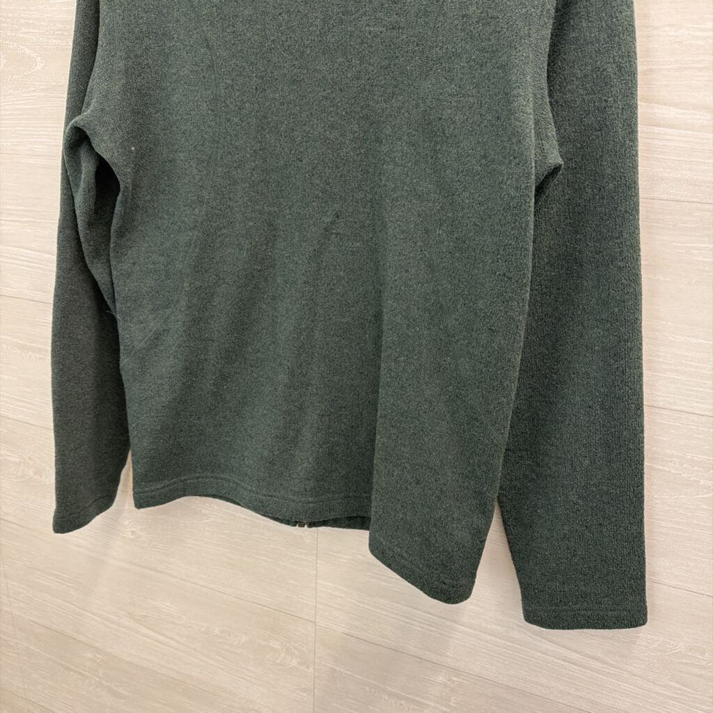 Marmot Green Fleece Zip Up Jacket Small