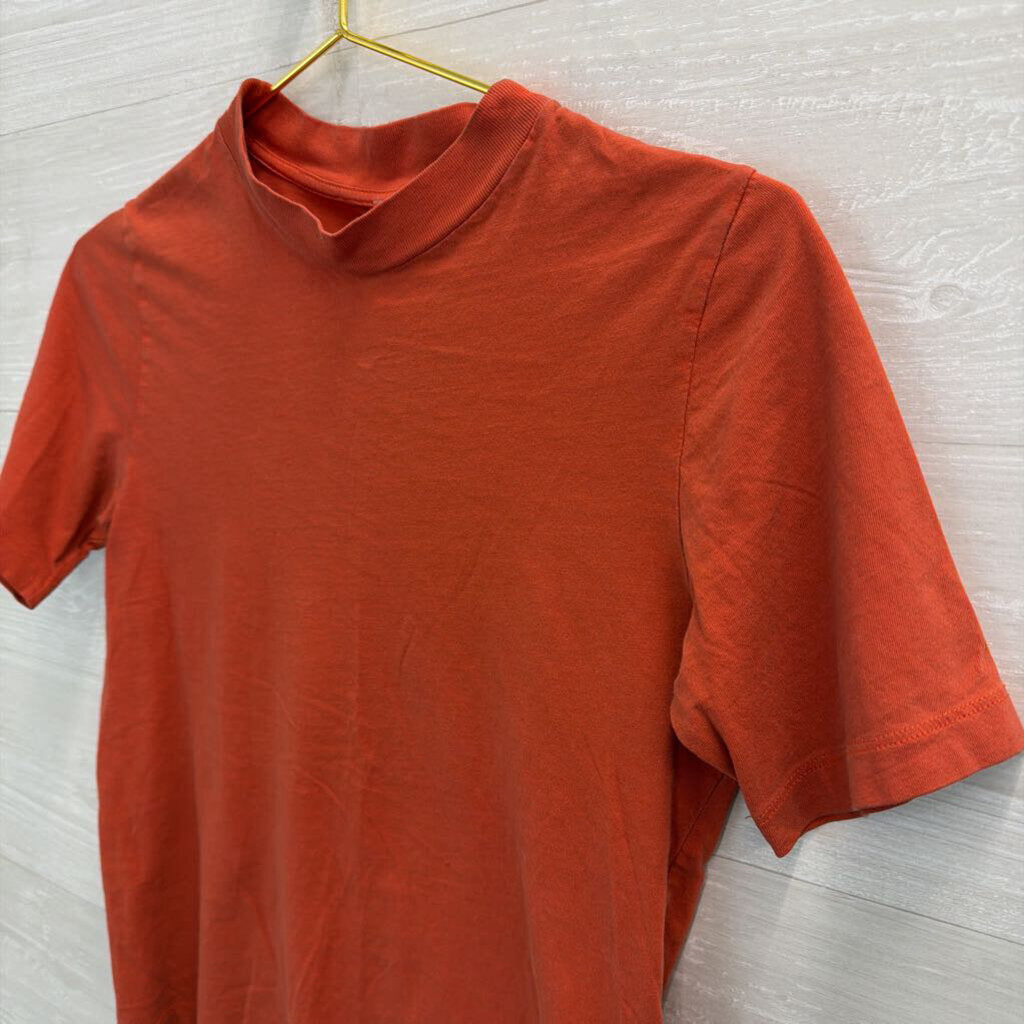 Everlane Orange Short Sleeve Top Small