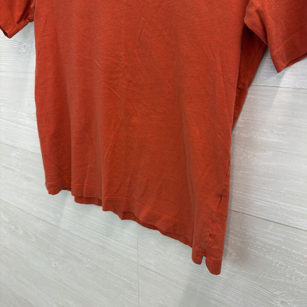 Everlane Orange Short Sleeve Top Small