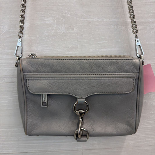 Rebecca Minkoff Grey Leather Crossbody Purse