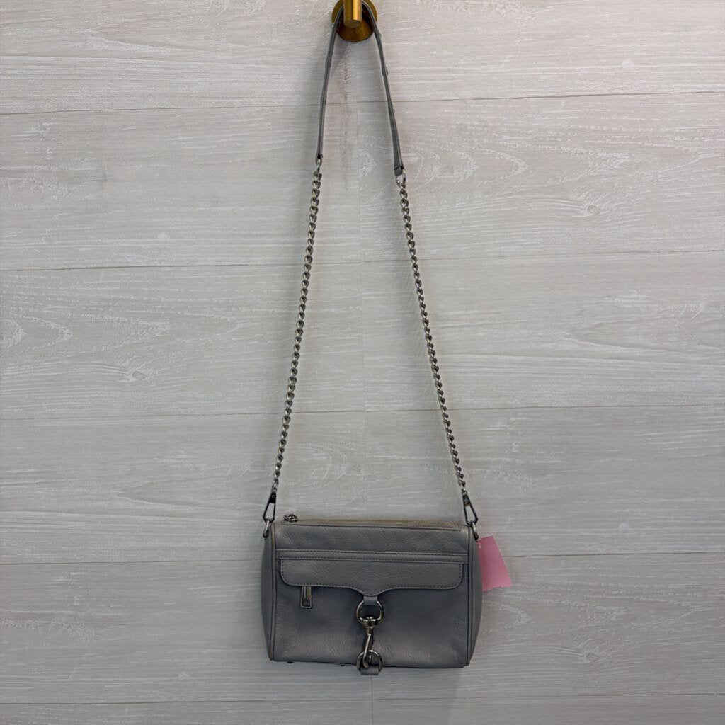 Rebecca Minkoff Grey Leather Crossbody Purse