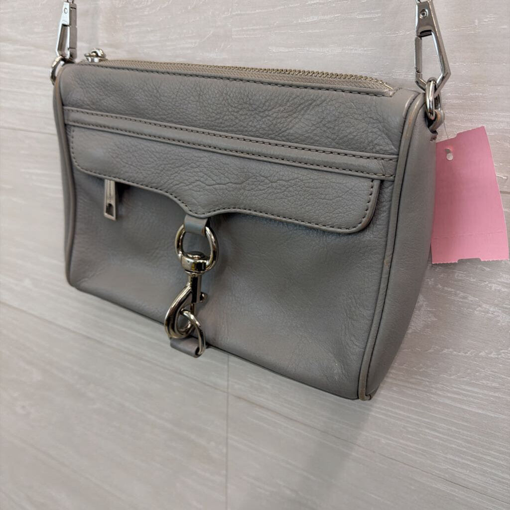 Rebecca Minkoff Grey Leather Crossbody Purse