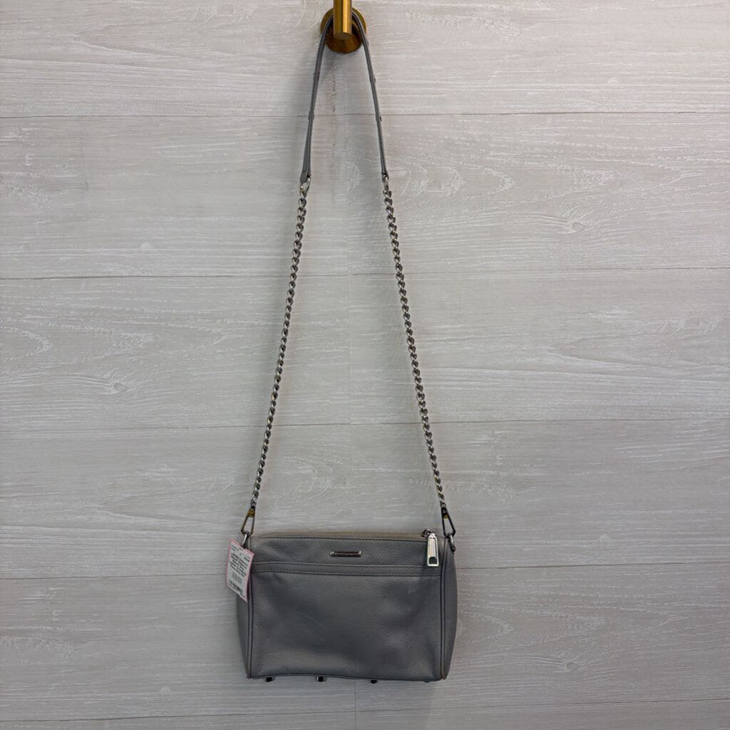 Rebecca Minkoff Grey Leather Crossbody Purse