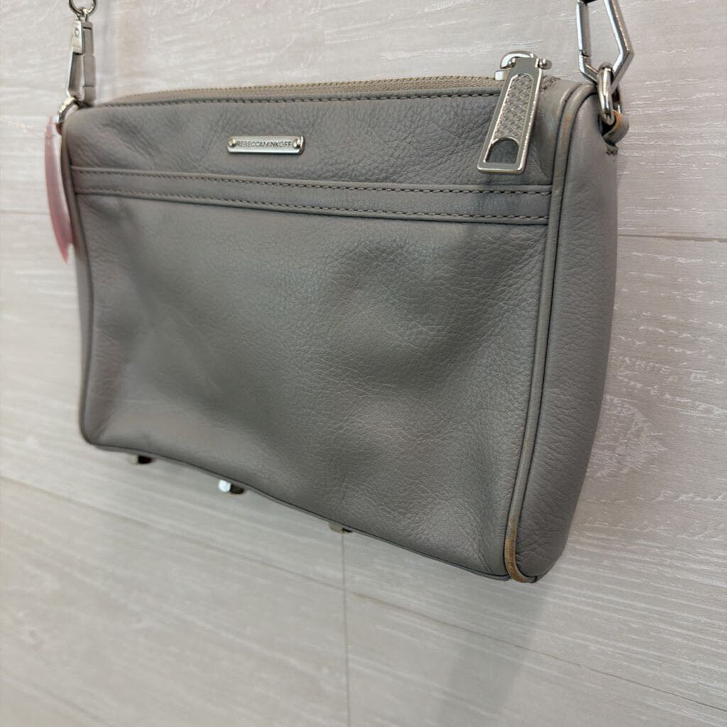 Rebecca Minkoff Grey Leather Crossbody Purse