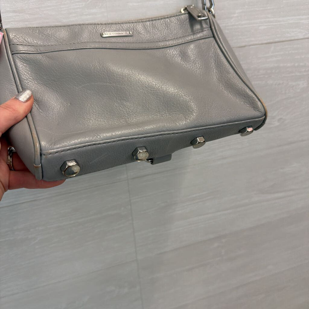 Rebecca Minkoff Grey Leather Crossbody Purse