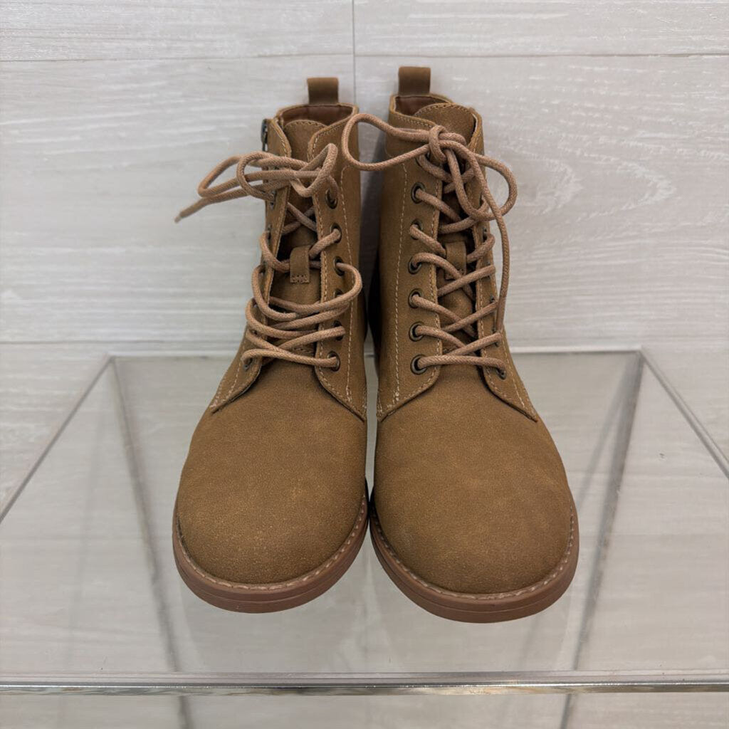 Xappeal Brown Laci Lace Up Boots 7