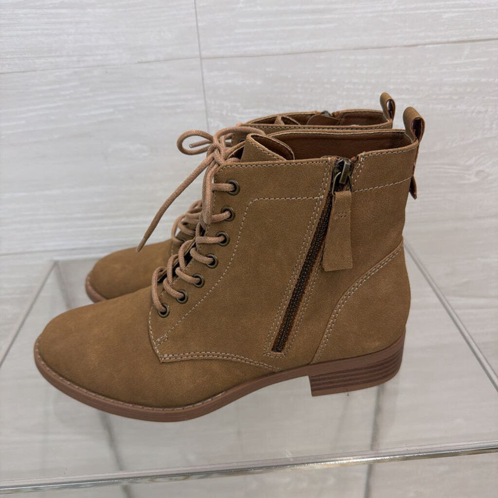 Xappeal Brown Laci Lace Up Boots 7