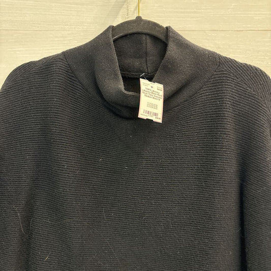 Lillusory Black Mock Neck Tunic Sweater Medium