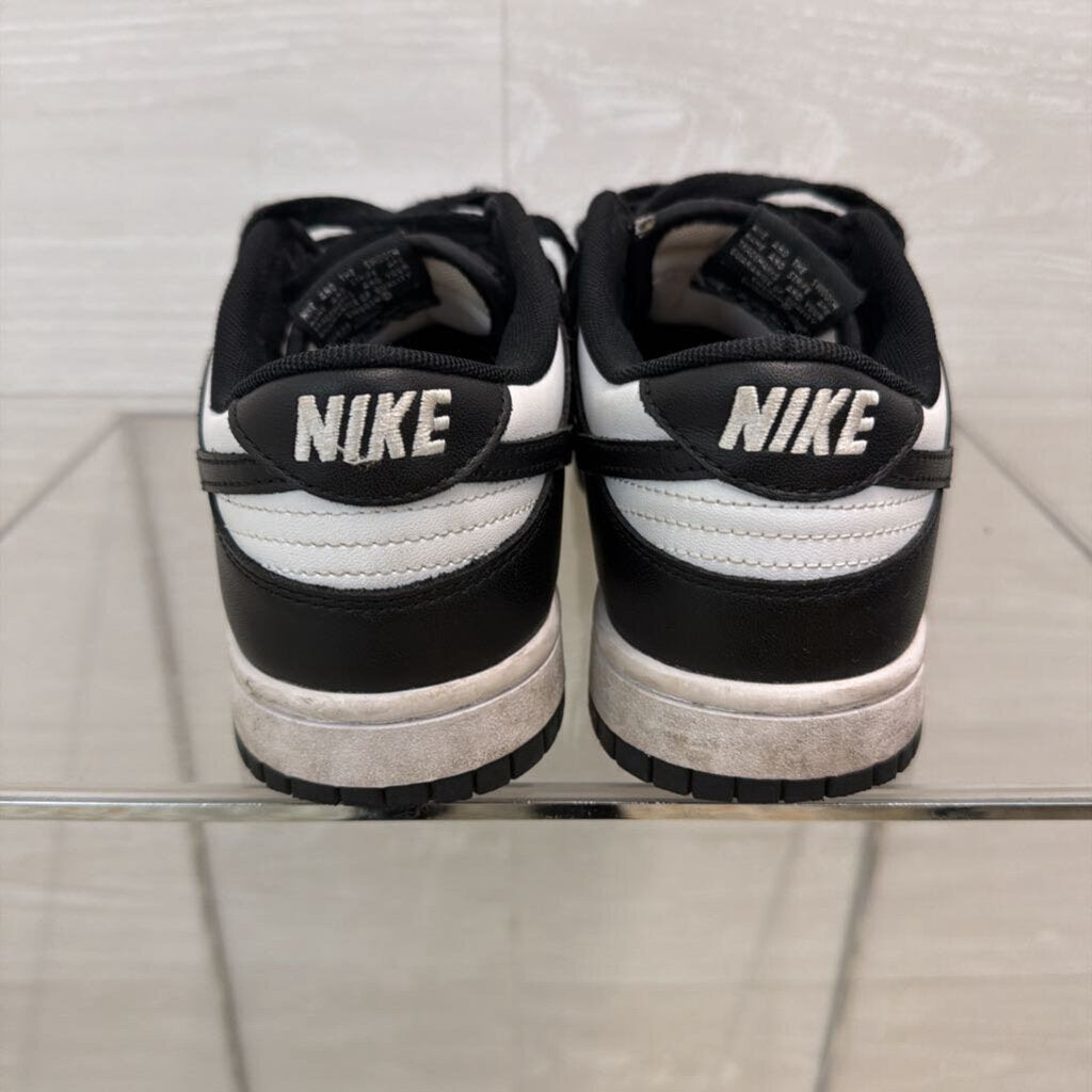 Nike Black/ White Dunk Low Retro Sneakers 8