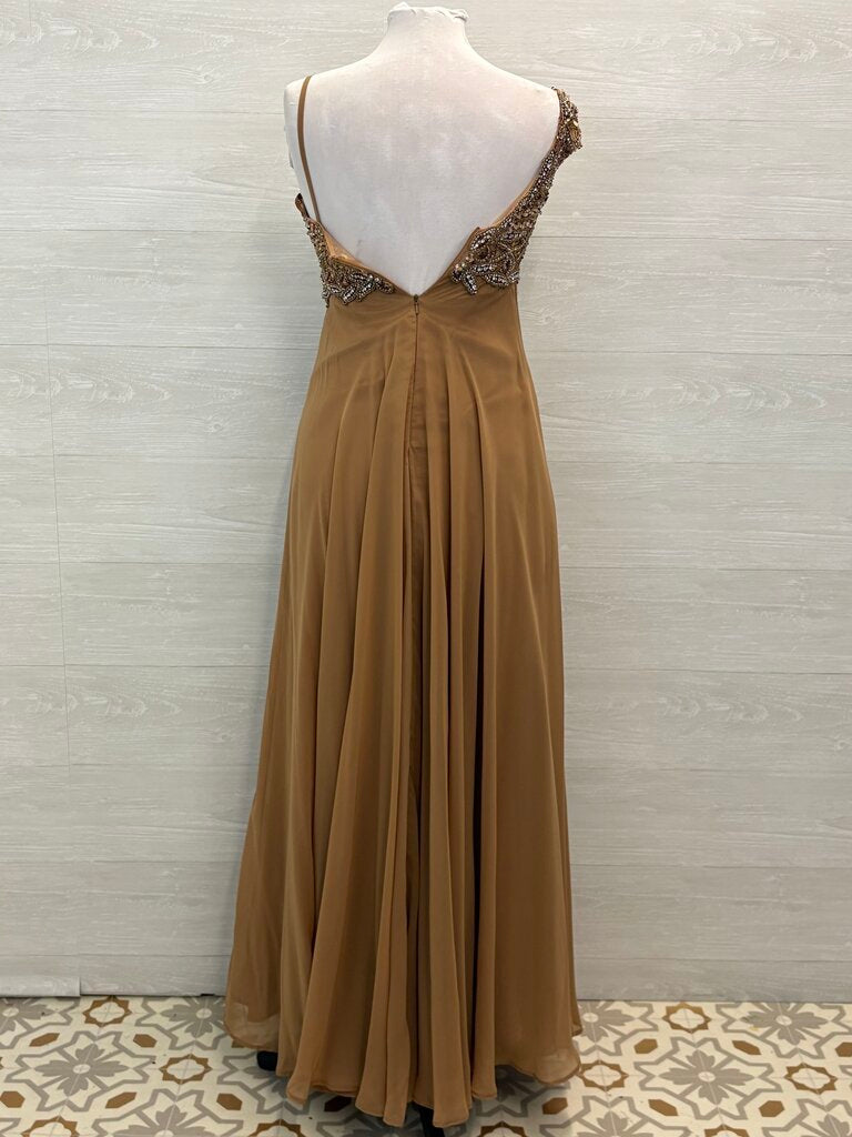 Dave & Johnny One Shoulder Formal Dress 0