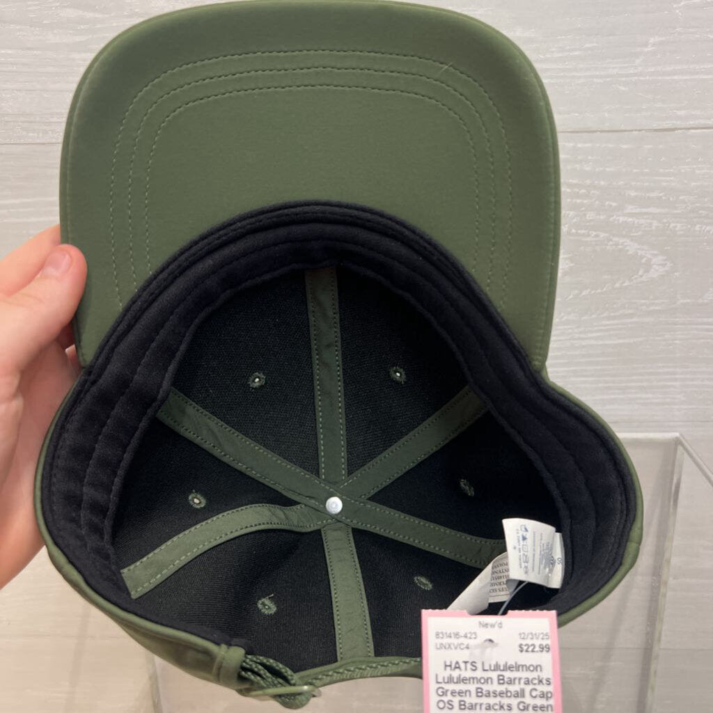 Lululemon Barracks Green Baseball Cap OS