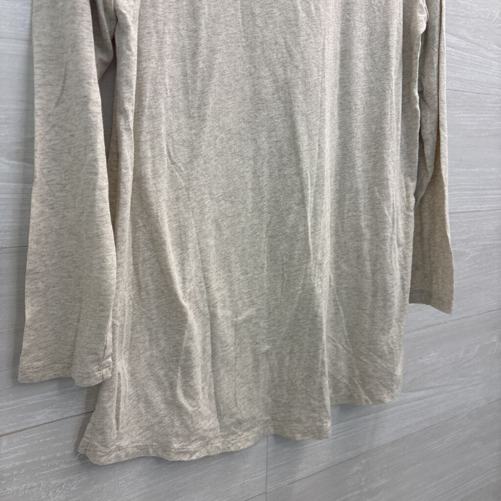 J Jill Beige Long Sleeve Turtleneck Top Small
