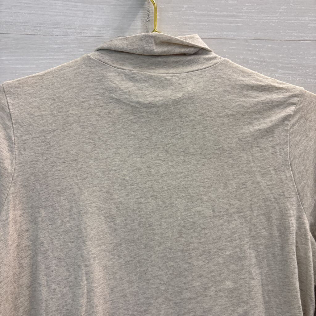 J Jill Beige Long Sleeve Turtleneck Top Small