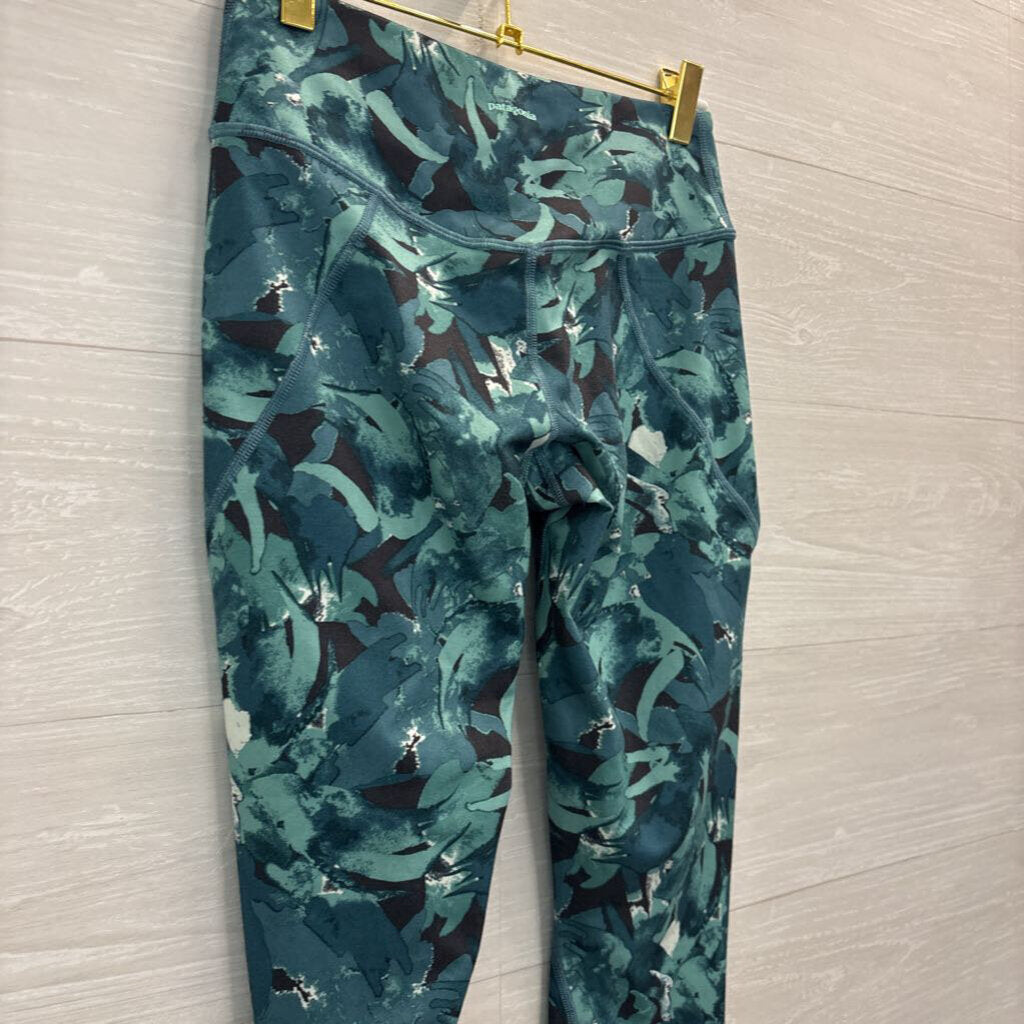 Patagonia Green Print Leggings Small