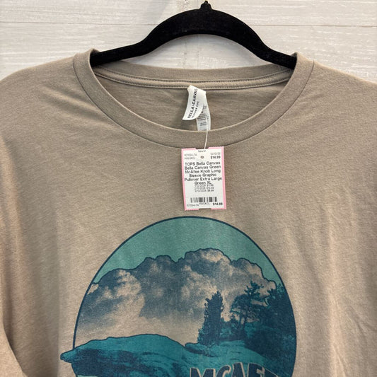 Bella Canvas Green McAfee Knob Long Sleeve Graphic Pullover Extra Large