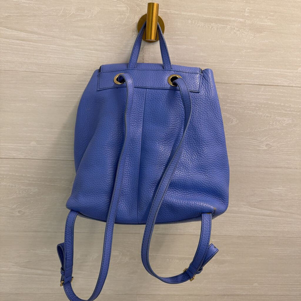 Kate Spade Blue Pebbled Leather Chester Street Backpack