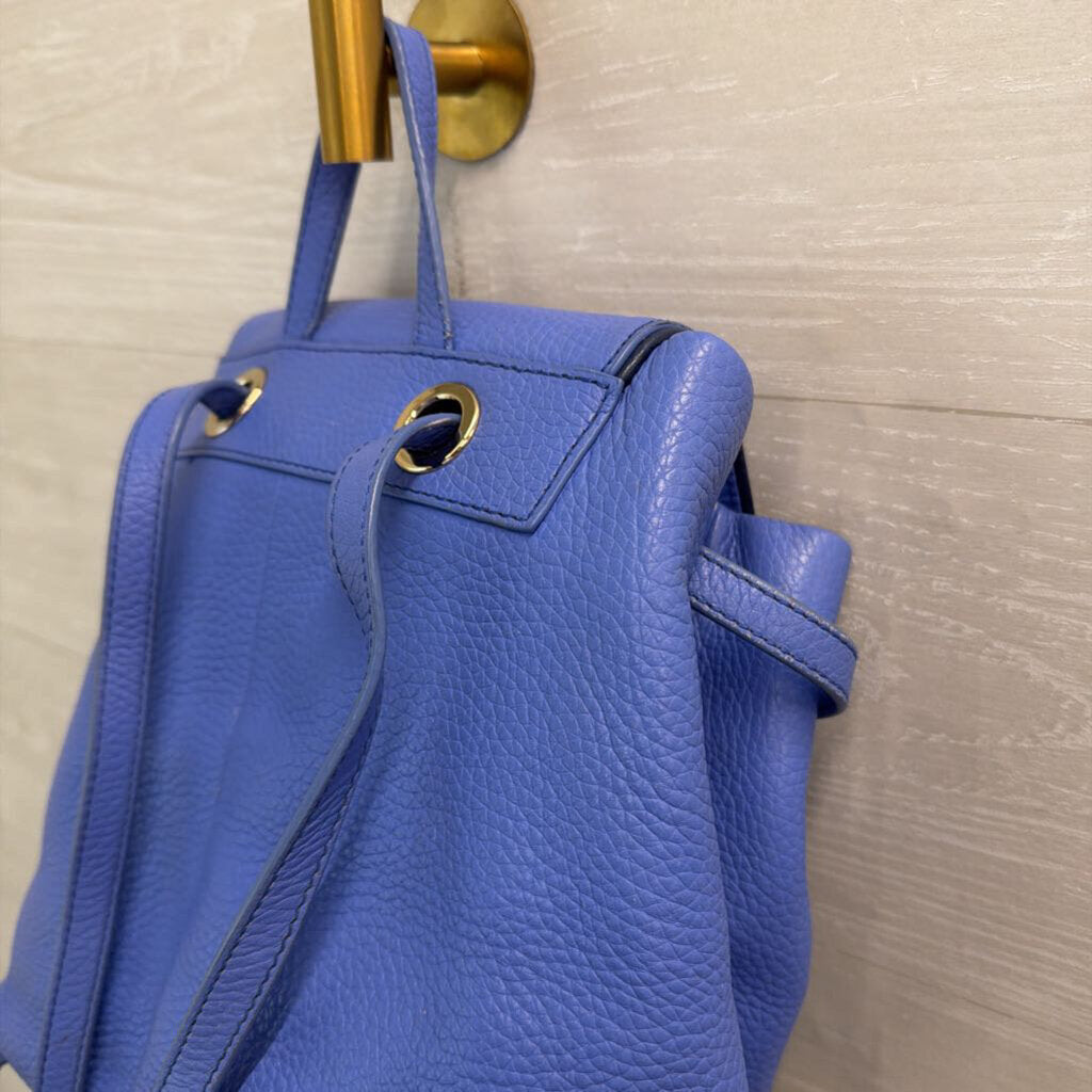 Kate Spade Blue Pebbled Leather Chester Street Backpack
