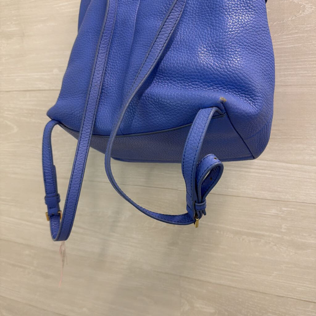 Kate Spade Blue Pebbled Leather Chester Street Backpack