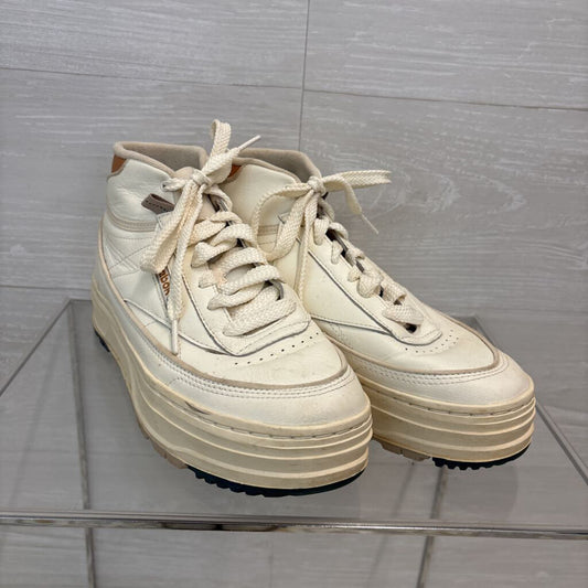 Reebok White Club C Geo Mid Sneakers 8