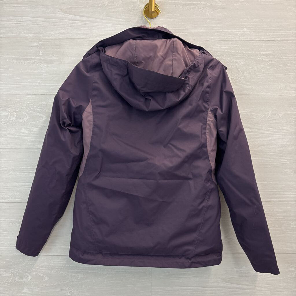 The North Face Purple Mossbud Swirl Triclimate Double Jacket Extra Small