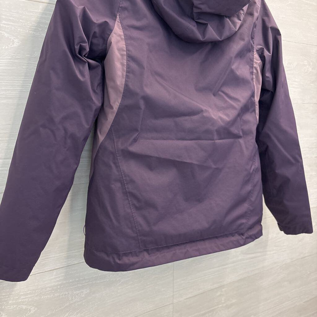 The North Face Purple Mossbud Swirl Triclimate Double Jacket Extra Small