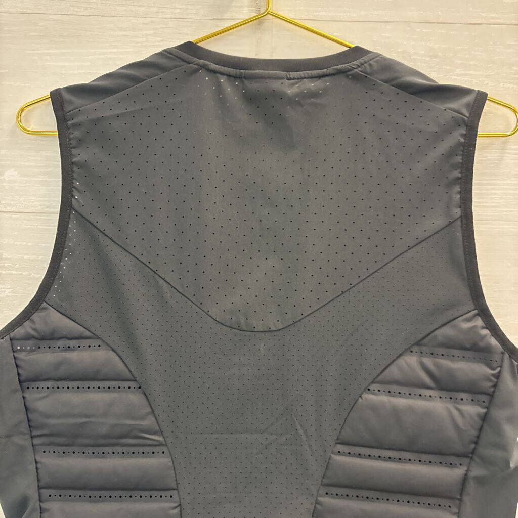 Nike Black Aeroloft Running Insulation Zip Up Vest Medium