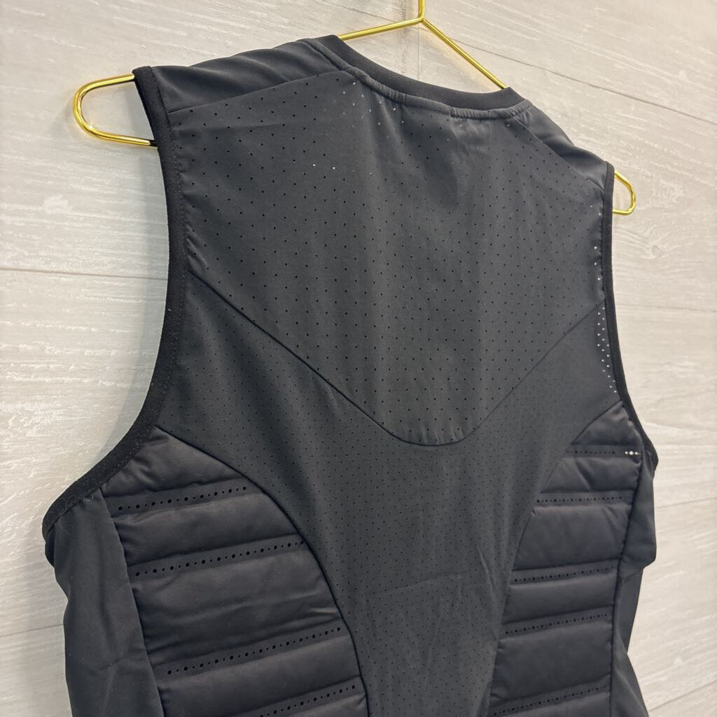 Nike Black Aeroloft Running Insulation Zip Up Vest Medium