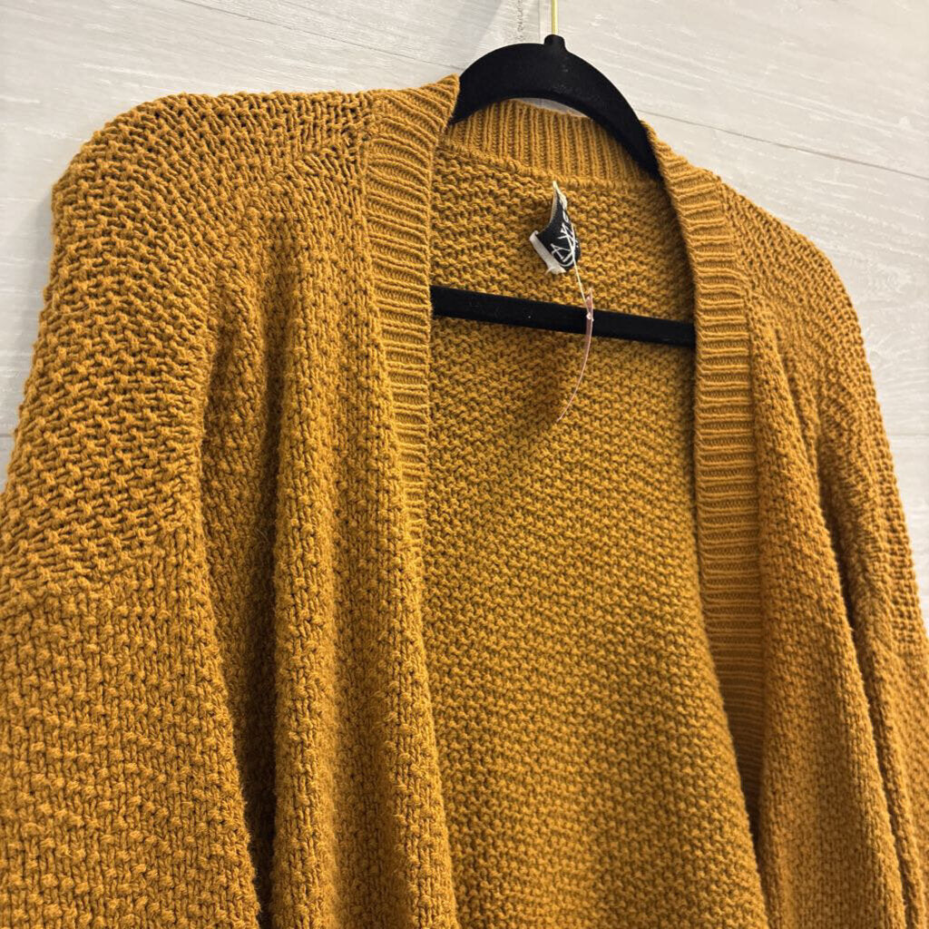 Erika Brown Knit Cardigan Sweater Medium