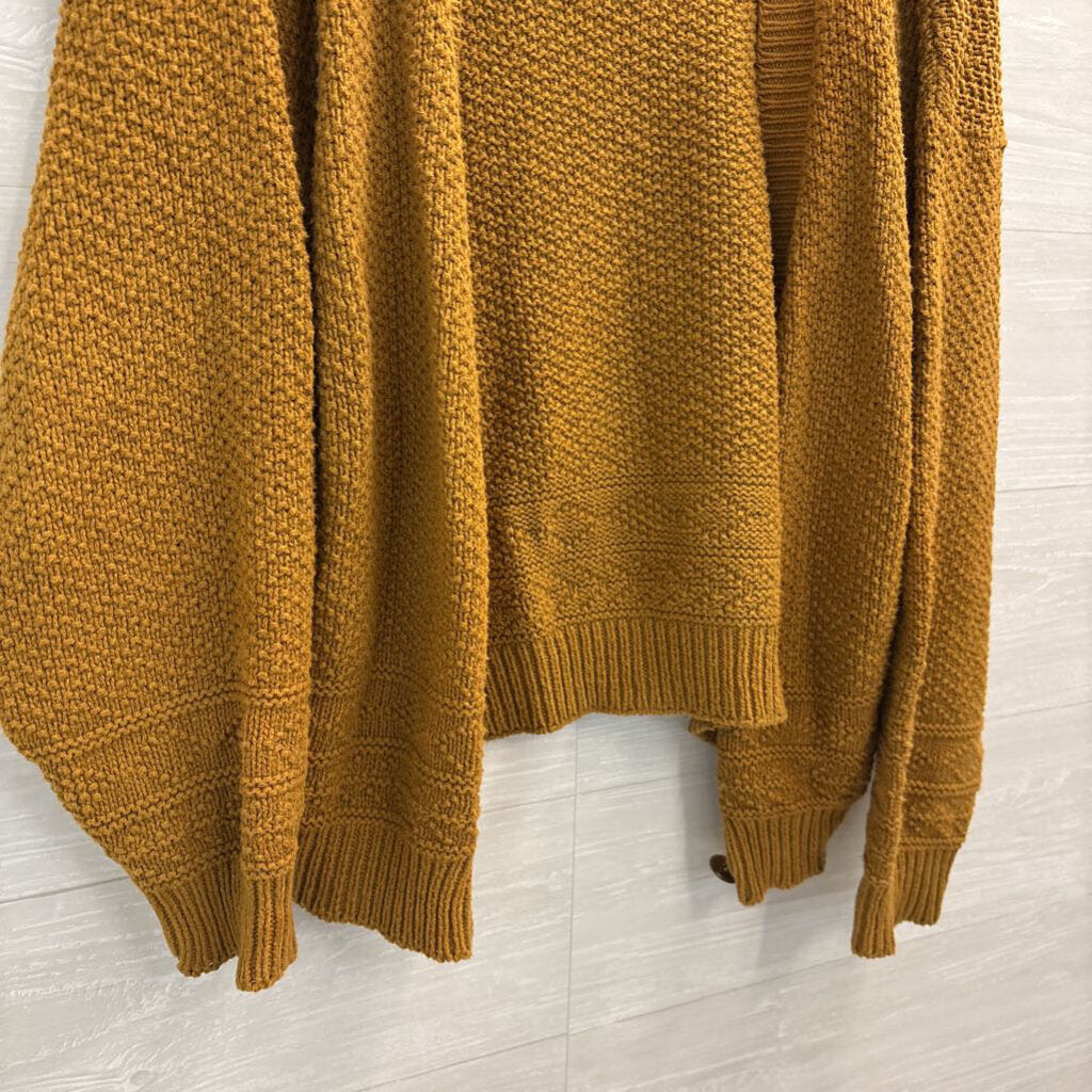 Erika Brown Knit Cardigan Sweater Medium