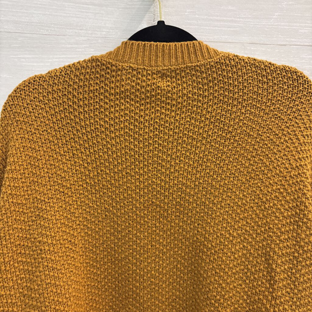 Erika Brown Knit Cardigan Sweater Medium