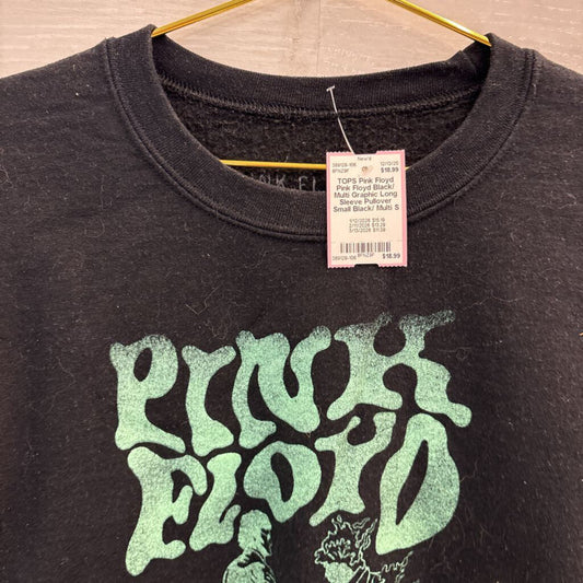 Pink Floyd Black/ Multi Graphic Long Sleeve Pullover Small
