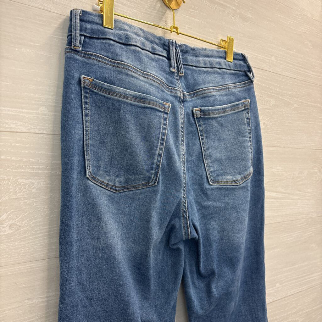 Good American Medium Wash Always Fits Good Stretch Denim Jeans Size 6-12