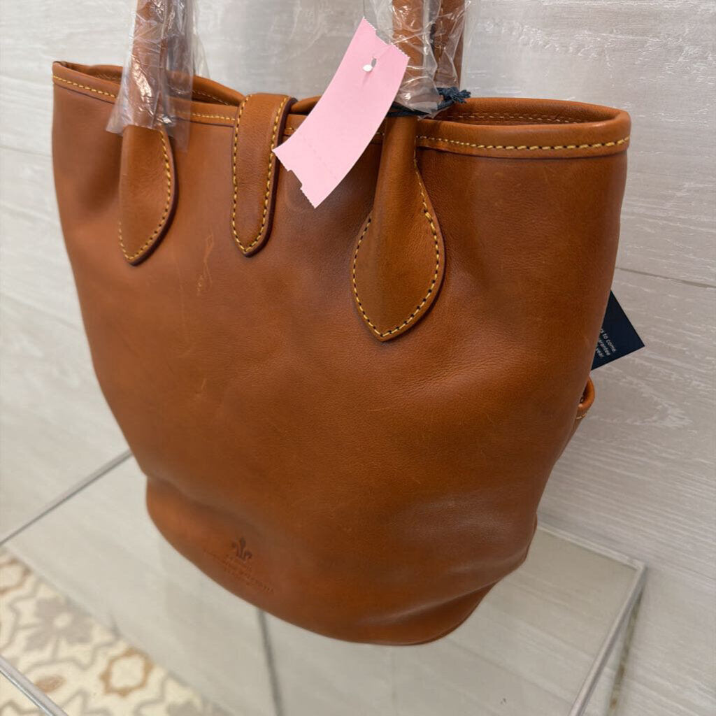 Dooney and Bourke Brown Florentine Leather Bucket Purse
