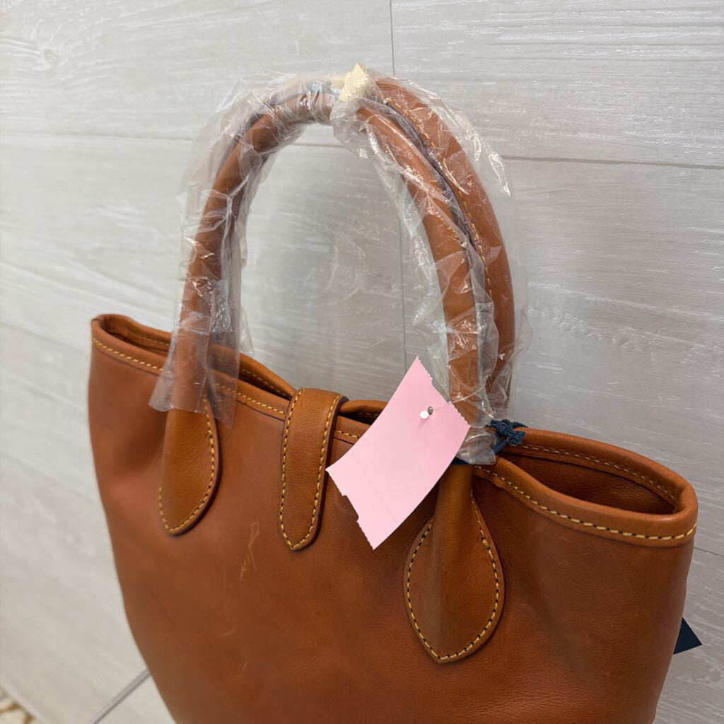 Dooney and Bourke Brown Florentine Leather Bucket Purse