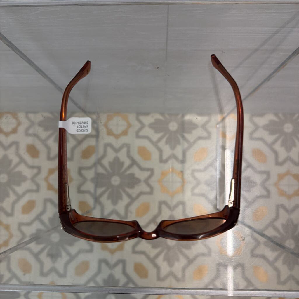 Fossil Brown Embellished Dazzler Sunglasses