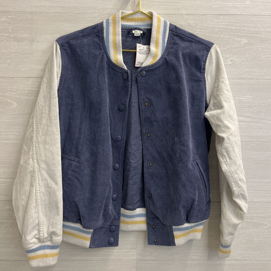 Aerie Varsity Jacket Blue/Multi XS