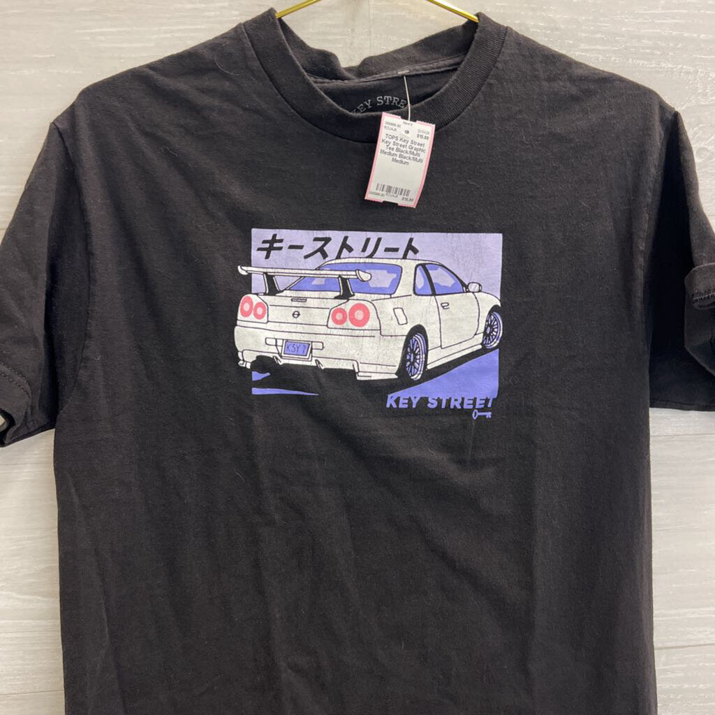 Key Street Graphic Tee Black/Multi Medium