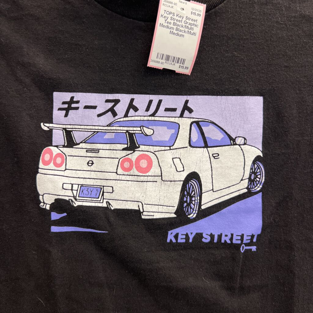 Key Street Graphic Tee Black/Multi Medium