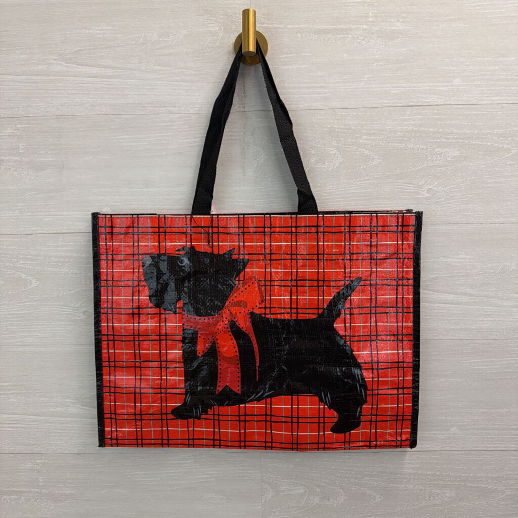Vera Bradley Red/ Black Scottie Dog Large Market Tote
