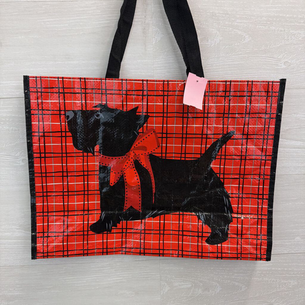 Vera Bradley Red/ Black Scottie Dog Large Market Tote