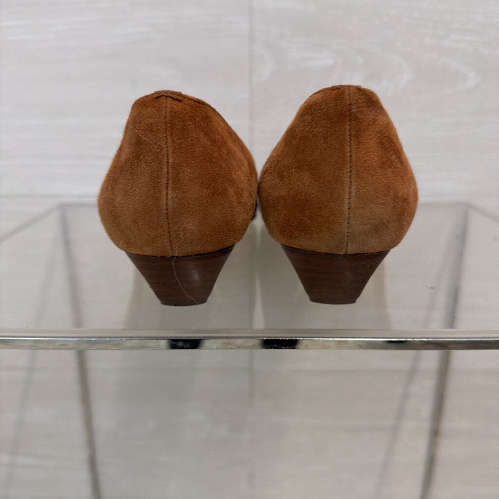 Vintage Bandolino Brown Suede Slip On Shoes8