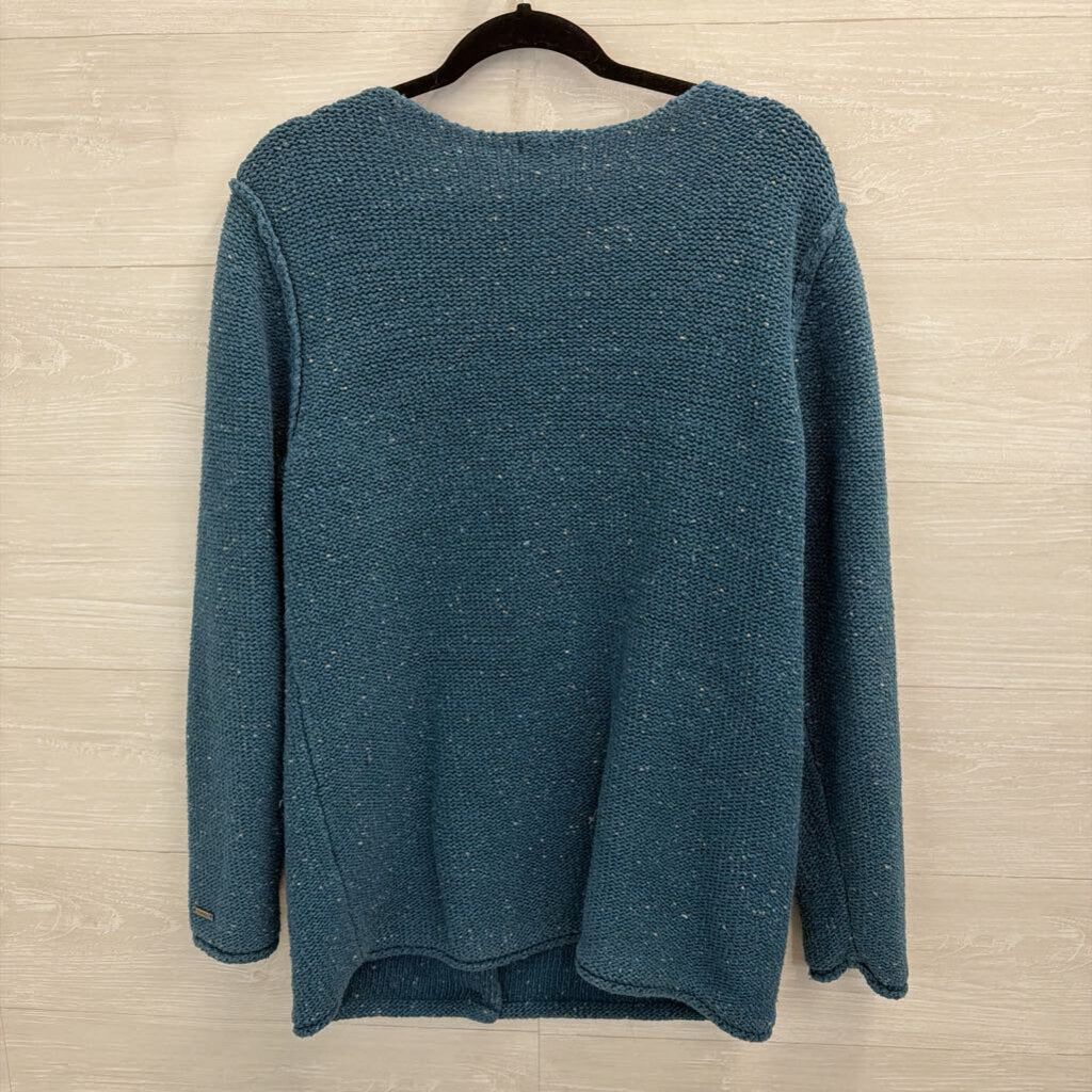 Cabelas Blue Knit Cardigan Sweater Extra Large