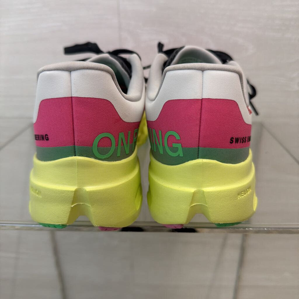 On Cloud Pink/ Lime Cloudsurfer Next Running Shoes 9.5