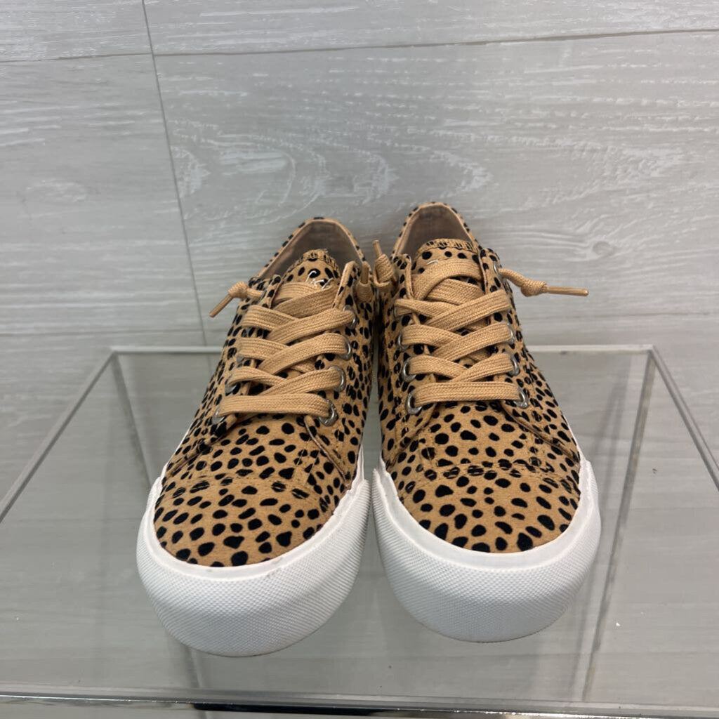 Blowfish Malibu Maxine Leopard Print Canvas Platform Sneakers 7.5