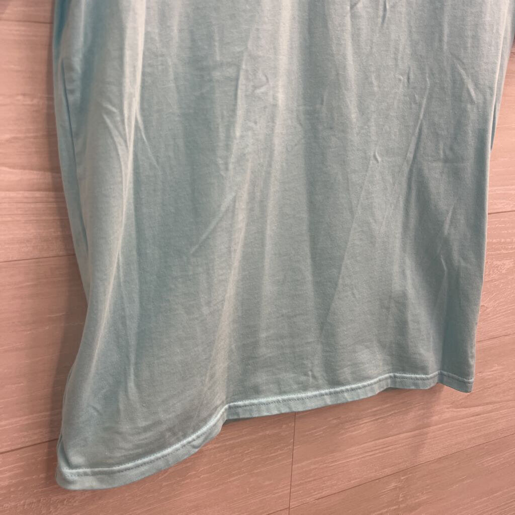 Play Blue/ Red Embroidered Heart Short Sleeve Top Medium