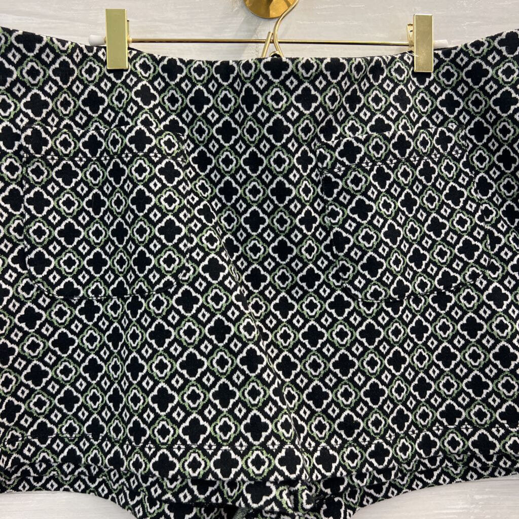 Maeve Black/ White Print Skort Extra Large