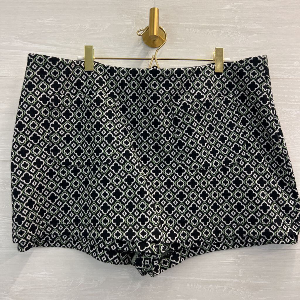 Maeve Black/ White Print Skort Extra Large