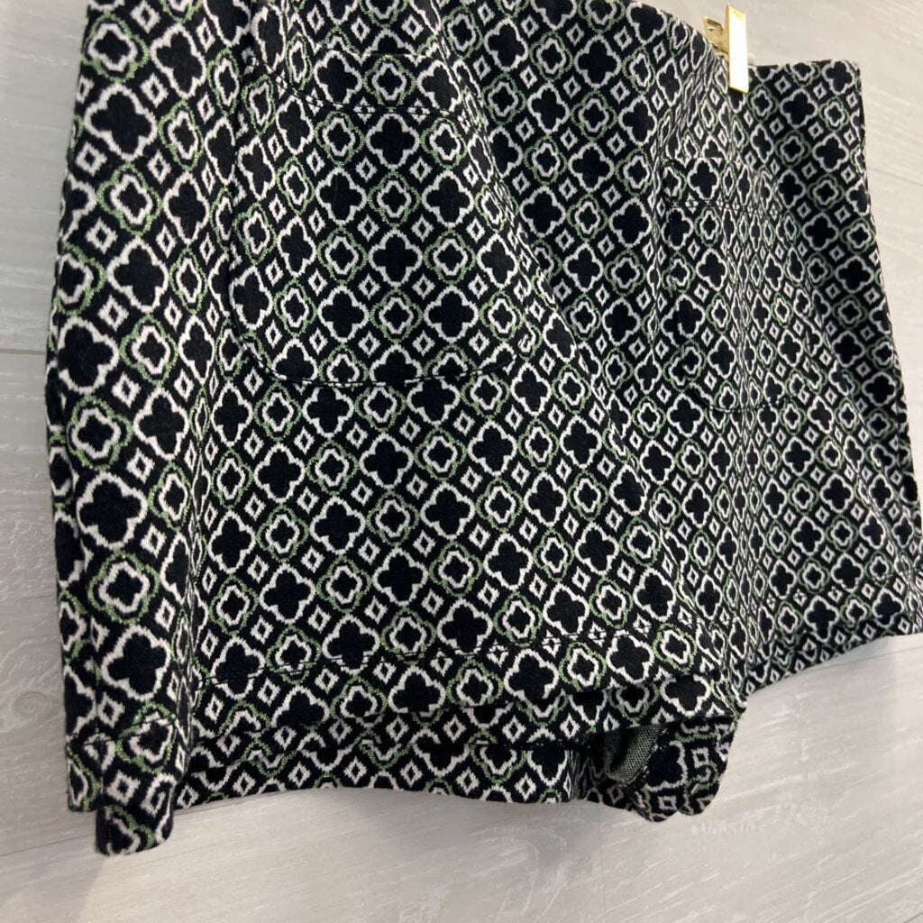 Maeve Black/ White Print Skort Extra Large